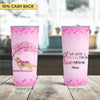 We Wear Pink Breast Cancer Awareness Personalized Tumbler