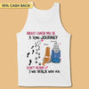 We Will Walk With You Breast Cancer Awareness Personalized Shirt