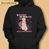 In October We Wear Pink Breast Cancer Awareness Personalized Shirt