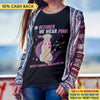 In October We Wear Pink Breast Cancer Awareness Personalized Shirt