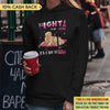 Fight For A Cure Breast Cancer Awareness Personalized Shirt