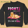 Fight For A Cure Breast Cancer Awareness Personalized Shirt