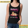 Fight For A Cure Breast Cancer Awareness Personalized Shirt