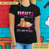 Fight For A Cure Breast Cancer Awareness Personalized Shirt