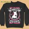 My Scars Tell A Story Breast Cancer Awareness Personalized Shirt