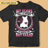 My Scars Tell A Story Breast Cancer Awareness Personalized Shirt