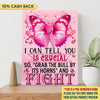 You Are Warrior Breast Cancer Awareness Personalized Canvas