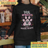 Dog Is Essential For My Mental Health Breast Cancer Awareness Personalized Shirt