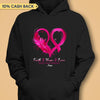 Faith Hope Love Breast Cancer Awareness Personalized Shirt