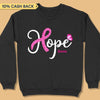 Just Hope Breast Cancer Awareness Personalized Shirt