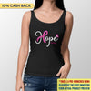 Just Hope Breast Cancer Awareness Personalized Shirt