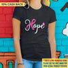 Just Hope Breast Cancer Awareness Personalized Shirt