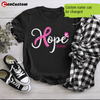 Just Hope Breast Cancer Awareness Personalized Shirt