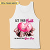 Let Your Faith Be Bigger Than Your Fear Breast Cancer Awareness Personalized Shirt