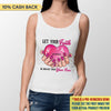 Let Your Faith Be Bigger Than Your Fear Breast Cancer Awareness Personalized Shirt