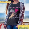 Nice Try Cancer Breast Cancer Awareness Personalized Shirt