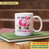 Let Your Faith Be Bigger Than Your Fear Breast Cancer Awareness Personalized Mug