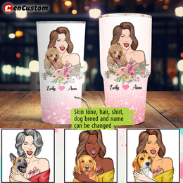 Don't Let Friends Fight Cancer Alone Breast Cancer Awareness Personalized Tumbler