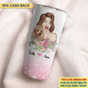 Don't Let Friends Fight Cancer Alone Breast Cancer Awareness Personalized Tumbler