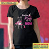 Rockin' Pink For My Mom Breast Cancer Awareness Personalized Shirt