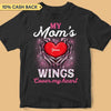 Your Wings Cover My Heart Breast Cancer Awareness Personalized Shirt