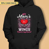 Your Wings Cover My Heart Breast Cancer Awareness Personalized Shirt