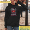 Your Wings Cover My Heart Breast Cancer Awareness Personalized Shirt