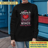 Your Wings Cover My Heart Breast Cancer Awareness Personalized Shirt