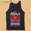 Your Wings Cover My Heart Breast Cancer Awareness Personalized Shirt