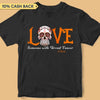 Love Someone With Breast Cancer Awareness Halloween Personalized Shirt