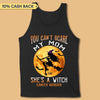 My Mom Is A Witch Cancer Warrior Breast Cancer Awareness Halloween Personalized Shirt