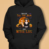 Rockin' The Dog Mom And Witch Life Halloween Personalized Shirt