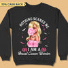 Nothing Scares Me I Am A Breast Cancer Warrior Halloween Personalized Shirt