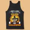 Just A Girl Who Loves Dog And Halloween Personalized Shirt