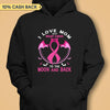 Love Breast Cancer Warrior To The Moon And Back Halloween Personalized Shirt