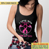 Love Breast Cancer Warrior To The Moon And Back Halloween Personalized Shirt