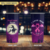 Love Breast Cancer Warrior To The Moon And Back Halloween Personalized Tumbler