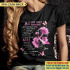 Jesus I Can Only Imagine Surrounded By Your Glory What Will My Heart Feel Breast Cancer Awareness Personalized Shirt