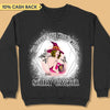 You Picked The Wrong Witch Breast Cancer Awareness Halloween Personalized Shirt