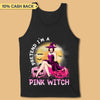 Pretend I Am A Pink Witch Breast Cancer Awareness Halloween Personalized Shirt