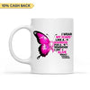 I Wear My Scars Like A Warrior Breast Cancer Awareness Personalized Mug