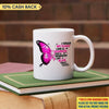 I Wear My Scars Like A Warrior Breast Cancer Awareness Personalized Mug