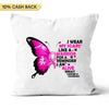 I Wear My Scars Like A Warrior Breast Cancer Awareness Personalized Pillow