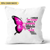 I Wear My Scars Like A Warrior Breast Cancer Awareness Personalized Pillow