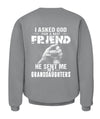 God Sent Me My Granddaughters Apparel