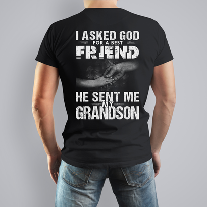 God Sent Me My Grandson Apparel