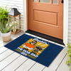 Rockin' The Dog Dad Life Personalized Doormat