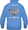 I Asked God For An Angel He Sent Me My Daughter Hoodie