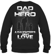 Dad is A Son’s First Hero & A Daughter’s First Love Sweatshirt