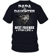 Papa And Daughter - Best Friend For Life T-Shirt